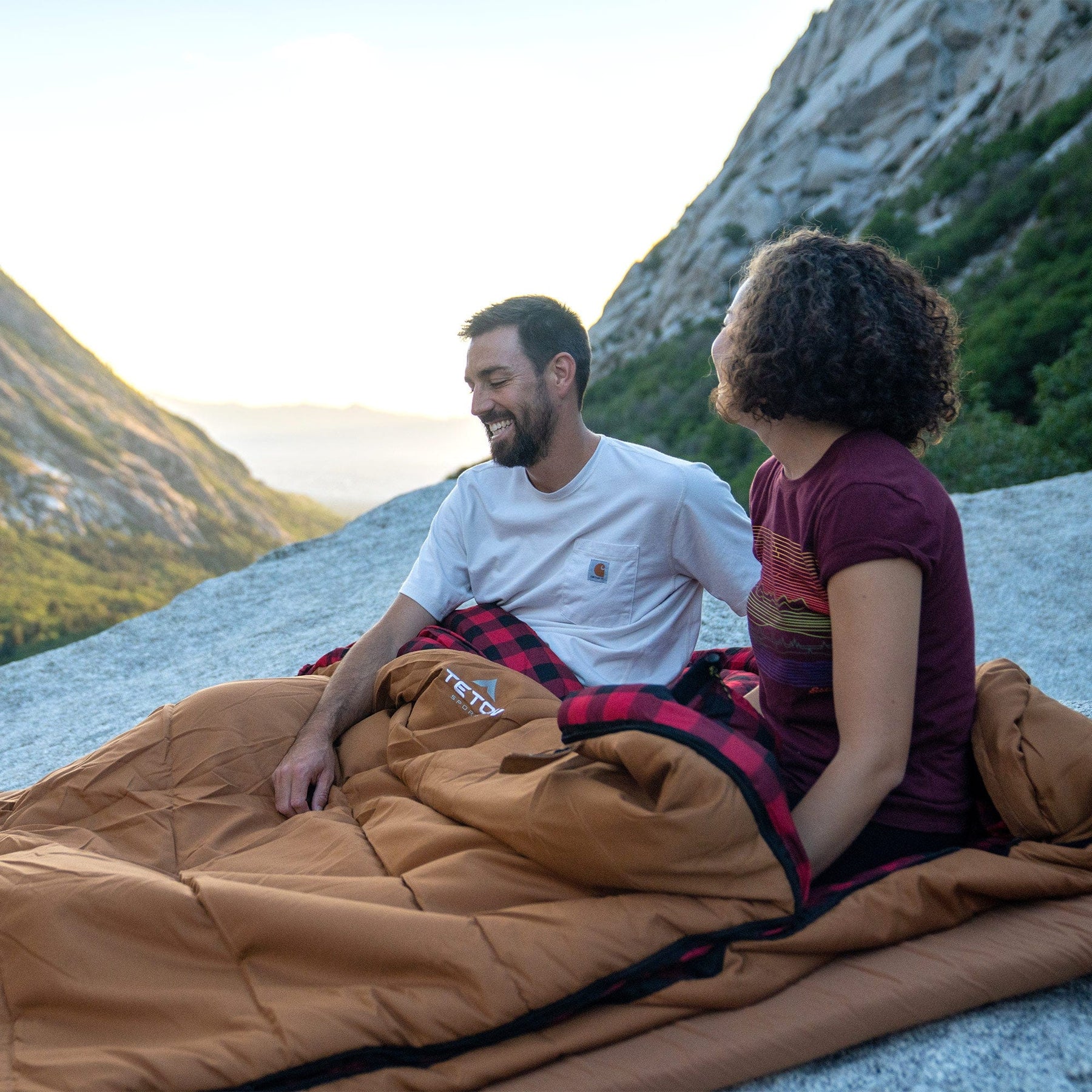 TETON Sports Bridger 20˚F Canvas Mammoth Double Sleeping Bag
