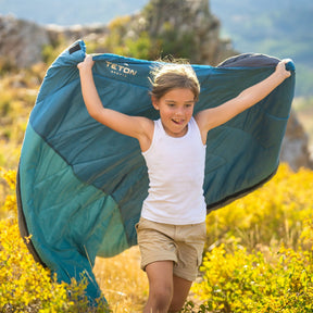 TETON Sports Li'l Celsius 20° Junior Sleeping Bag Ocean 10151S