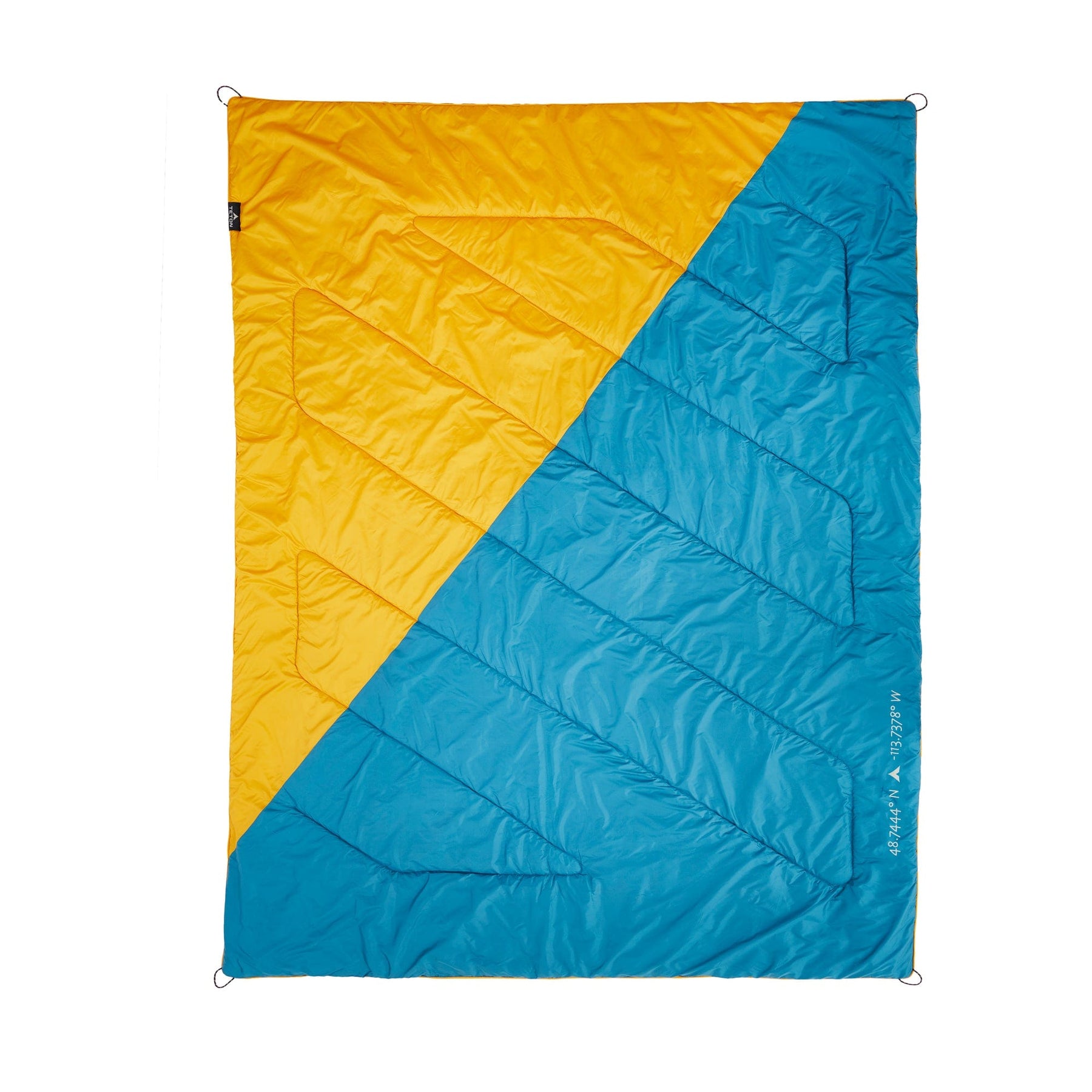 TETON Sports Highline Rugged Outdoor Camp Blanket Goldenrod & Peacock 70012