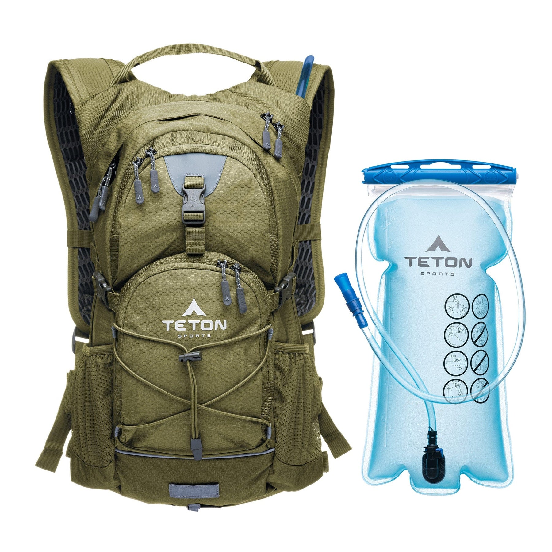 TETON Sports Oasis 22L Hydration Pack with 3L Bladder