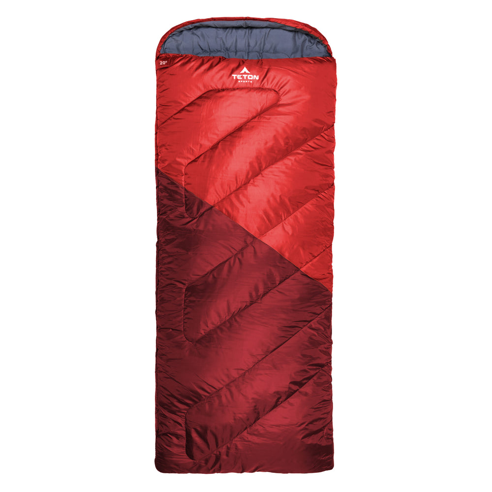 TETON Sports Celsius XL Schlafsack – Komfort Bis -32 °C, Geräumig (229 X 91 Cm), Weiches Flanellfutter, Inkl. Kompressionssack & Oxford-Tasche